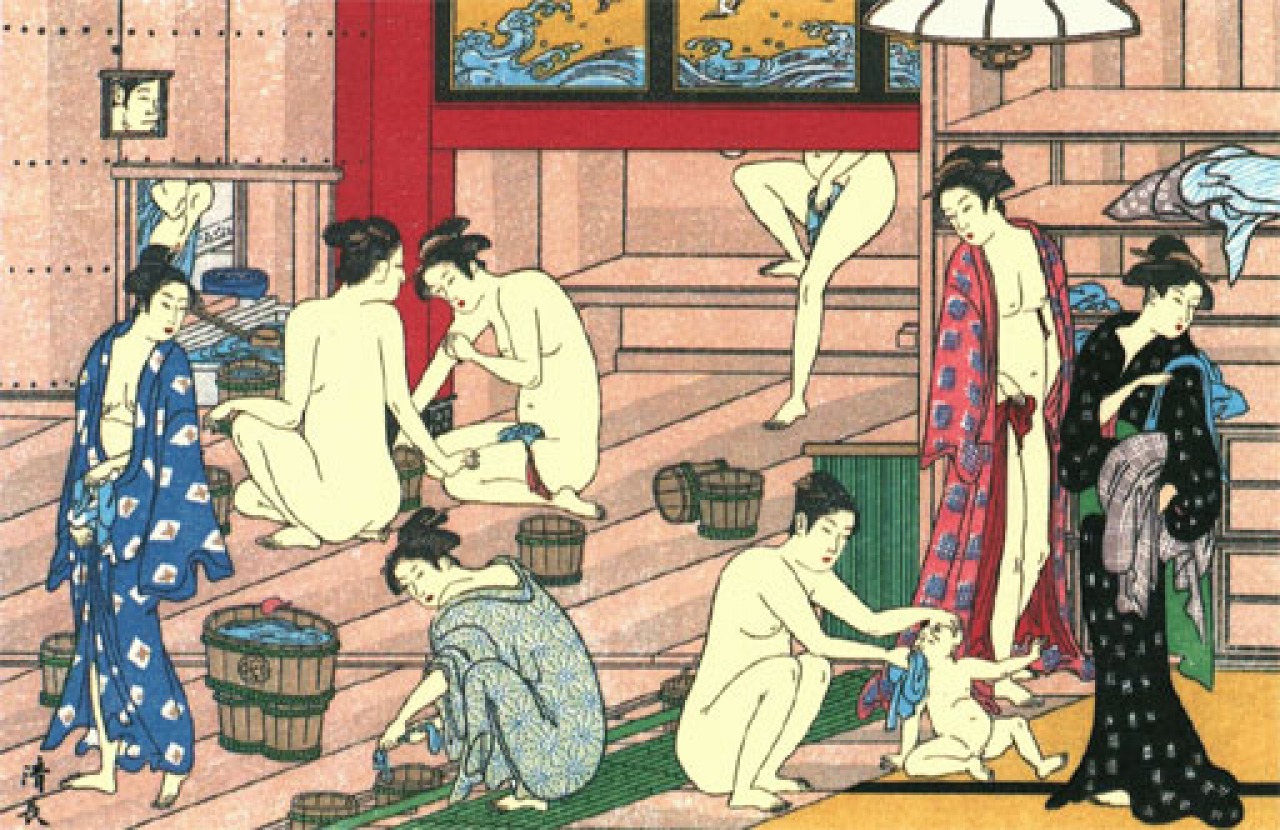 Япония баня порно фото 78