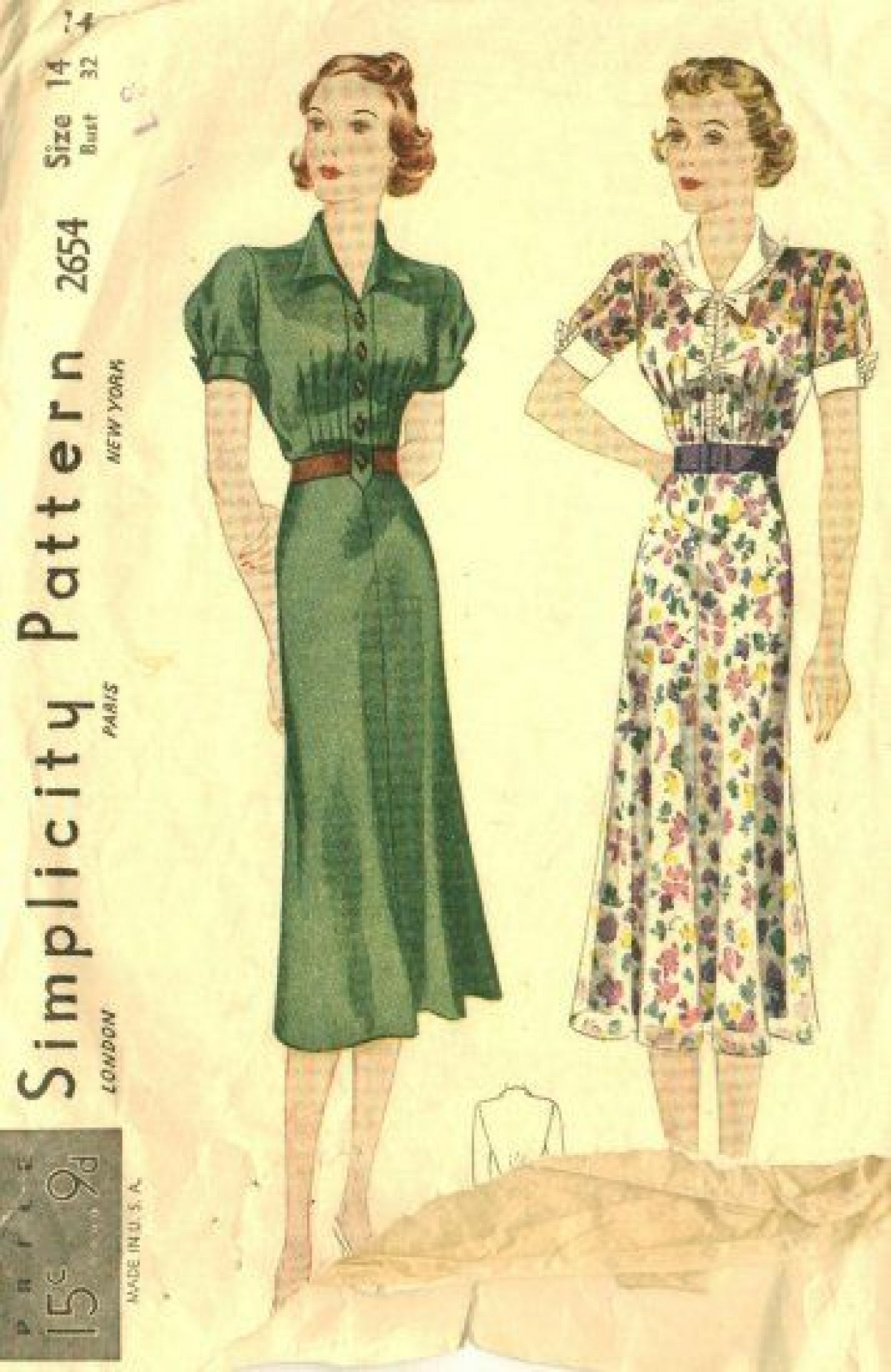 Silhouettes: 1930s-1940s women  Fashion and Decor: A Cultural History