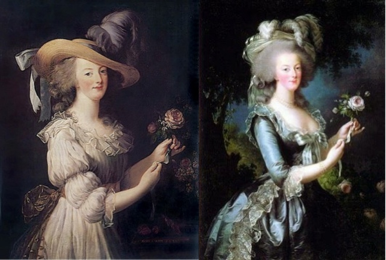 Style Evolution of Marie Antoinette – La France Sauvée ou le Tyran