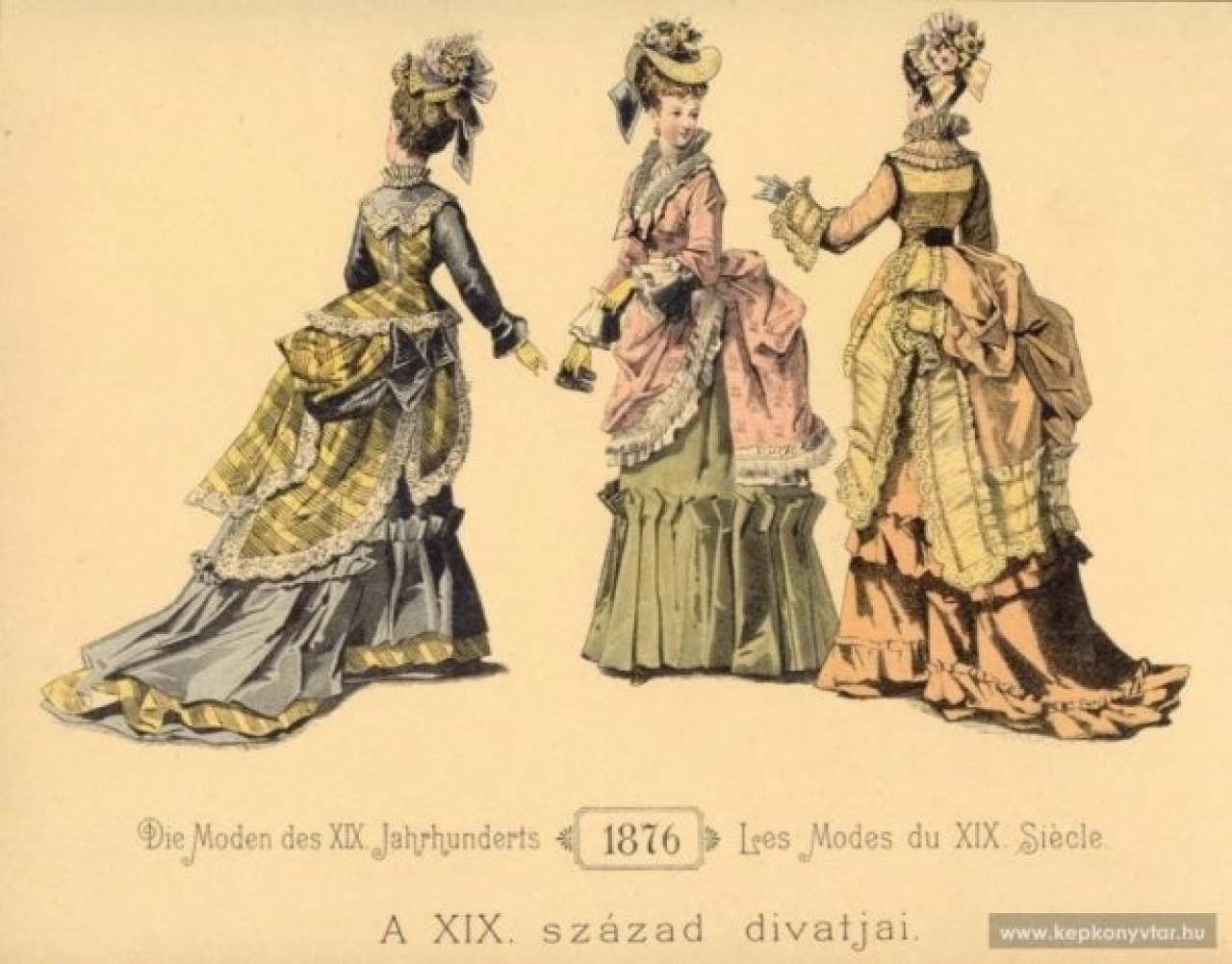 Мода 1876 простые граждане