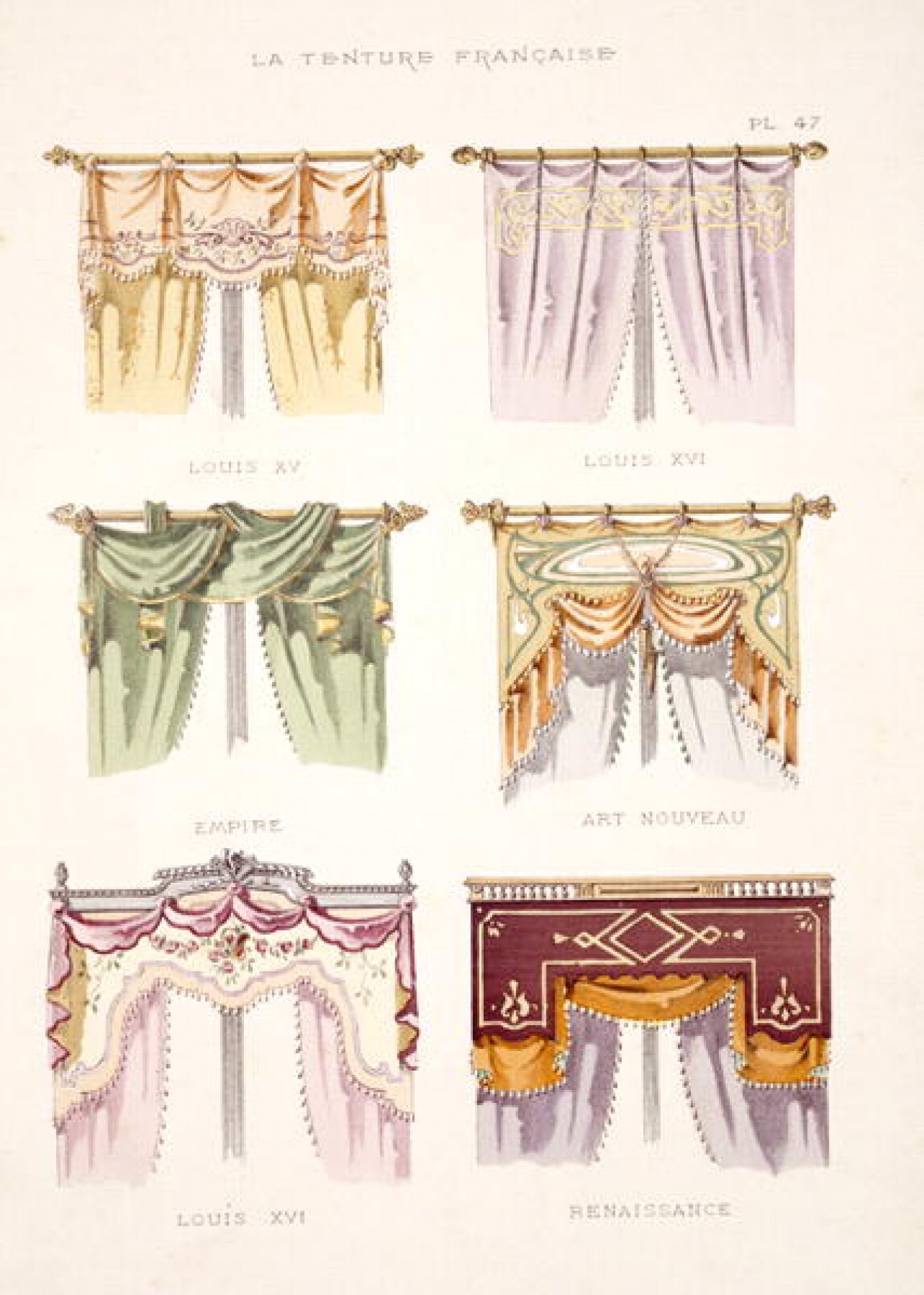 Fabric & Curtains: Art Nouveau  Fashion and Decor: A Cultural History