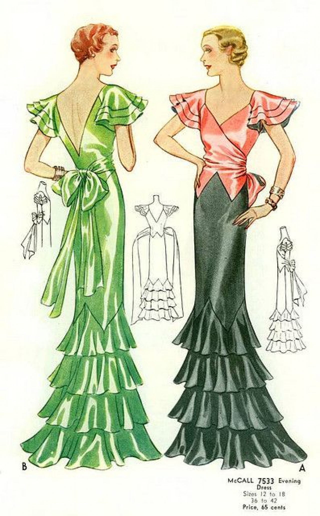 1930s Evening Dress, Art Deco Gown, Party Dress | 1930s dress evening, Evening  dresses, Vintage dresses